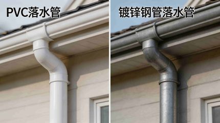 落水管(PVC vs 镀锌钢管)