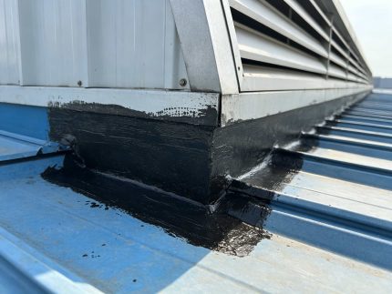 通风气楼节点防水 泛水密封处理 屋面防水施工