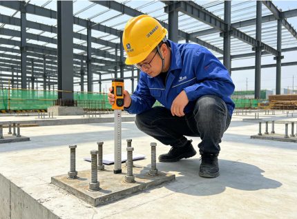 钢结构基础竣工验收 基础标高螺栓检查 工程质量验收