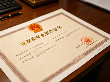 钢结构专业承包资质证书 企业资质展示