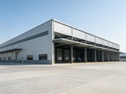 钢结构物流仓库 电商仓储中心 大跨度仓储建筑