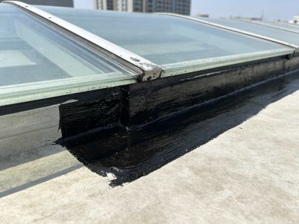 采光带节点防水 搭接密封处理 屋面防水施工