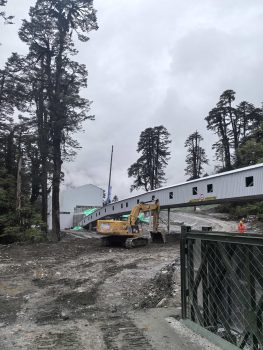 金博远新疆钢结构项目施工现场全景 西北工业厂房工程