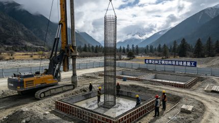 金博远高原地区钢结构项目施工