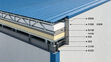 高性能保温围护系统节点展示