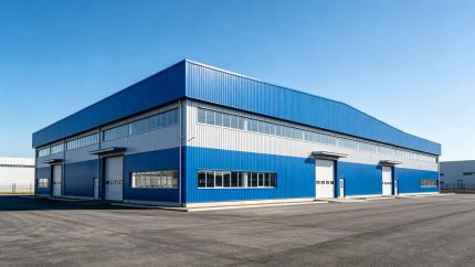 北京钢结构厂房工程完工现场