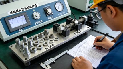 钢结构高强螺栓扭矩系数复验