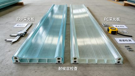 钢结构FRP采光板与PC采光板对比
