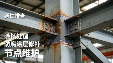 钢结构厂房锈蚀排查修补